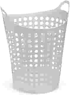 Cesto De Roupas Flexivel 44lts Arthi Branco