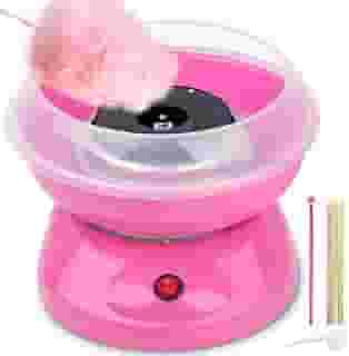 Mini Máquina de Algodão Doce 220v, Máquina de Algodão Doce (Rosa), Mini Máquinas Elétricas PortáTeis de Algodão Doce, Máquina de Algodão Doce para Casa, Máquina Elétrica de Marshmallow