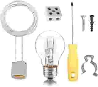 Kit Lâmpada Extra Forte Para Churrasqueira Fio 4 metros 110v