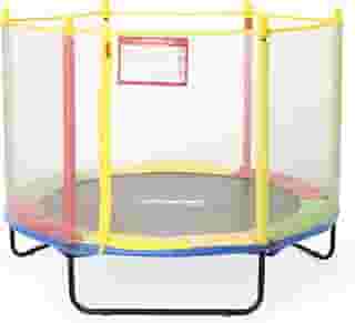 Replay Kids Cama Elástica Pula Pula Trampolim 1,52m, Rede e Lona de Salto com Proteção UV, 36 Molas Revestidas em PVC (até 50 kgs), Multicolorida