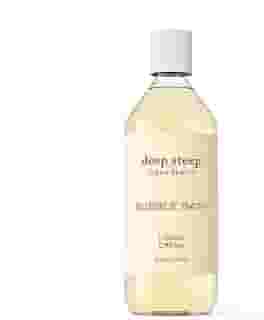 Deep Steep Banho de espuma, creme de limão, 293 g – molho calmante com manteiga de karité, óleo de argan, aloe vera e óleo de coco – vegano, livre de sulfatos, beleza limpa equilibrada com pH