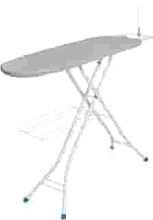Metaltec Tábua De Passar Roupa 1001 Top Plus Em Aço Robusta E Resistente Com Suporte Para Ferro - Capa Forro 100% Algodão Térmico