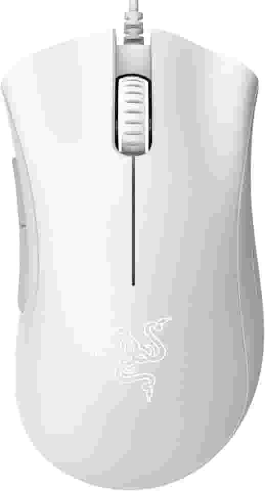 Mouse gamer Razer DeathAdder Essential, sensor óptico de 6400 DPI, Mercury White