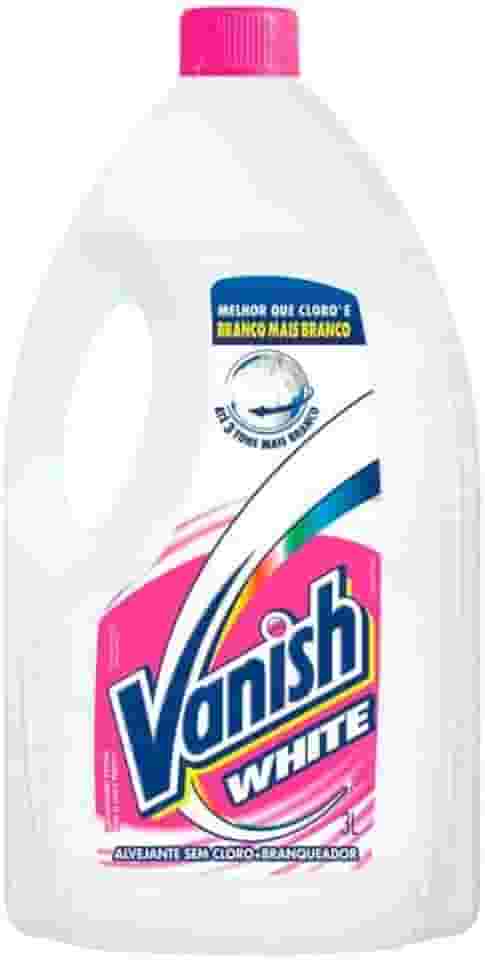 Vanish Tira Manchas Líquido Crystal White 3L Para Roupas Brancas