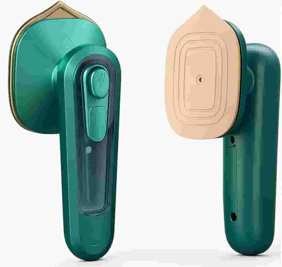 Mini Ferro de Passar Roupa Cabe na Mala Mochila Bolsa de Viagem Compacto Portátil a Vapor Úmido com Borrifador Leve (Bivolt) - Premium