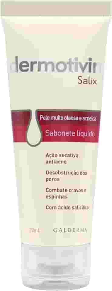 Dermotivin Sabonete Líquido Facial Para Acne Salix 70ml
