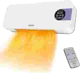 Aquecedor de parede para uso interno sala grande 1500W aquecedor elétrico de parede de cerâmica 3s aquecimento rápido com controle remoto aquecedor de sala temporizador proteção contra