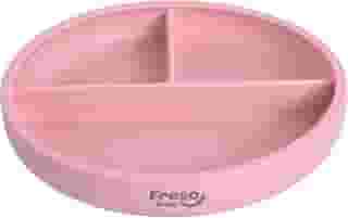 Freso Baby Prato Alimentação Bebê Introdução Alimentar Blw Bliss Silicone Atóxico Livre De Bpa Antibacteriano Com Ventosa E Divisória Cor Rosa