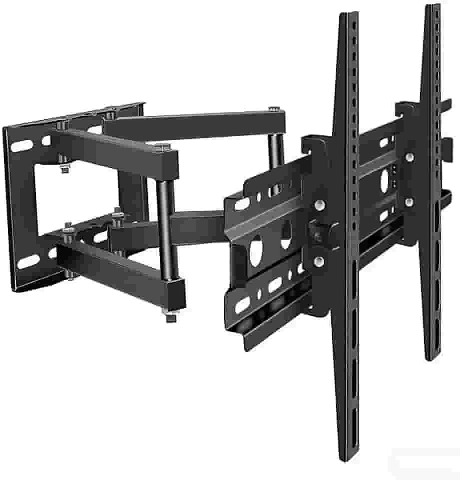 Suporte Articulado de Parede para TV 32 a 80 Polegadas, Movimento Multiarticulado com Ajuste Completo, Compatível com TVs Planas e Curvas, Suporta até 60kg, Certificação de Segurança