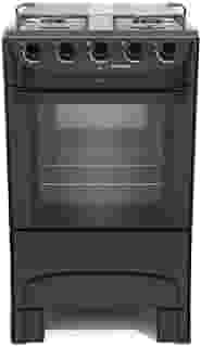 Fogão 4 Bocas Mueller Bivolt com Acendimento Automático Preto Fosco Mfi4bb