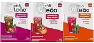 Chá Leão Gelado – Combo 30 Sachês (Frutas Vermelhas, Morango e Laranja, Matte e Grosselha Negra)