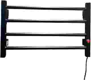 Toalheiro Elétrico 4 Barras com Seletor de Voltagem 110/220V (Preto)