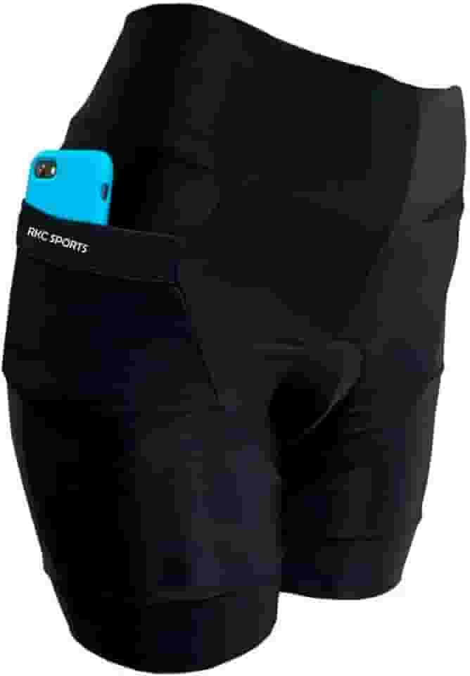 Bermuda de Ciclismo Feminina Forro em GEL com Bolsos