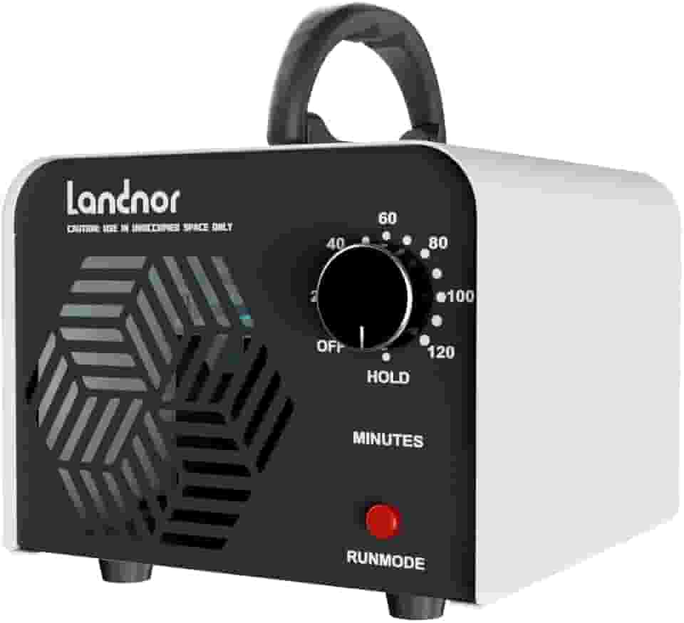 Gerador de ozônio 90.000 mg/h, desodorizador de purificador de ar de ozônio para áreas de 6.000 metros quadrados, remoção eficiente de odores para casa, porão, fumaça, quarto de animais de estimação