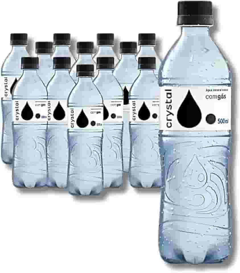 ÁGUA MINERAL COM GÁS 500ML KIT 12 UNIDADES- NATURAL, REFRESCANTE