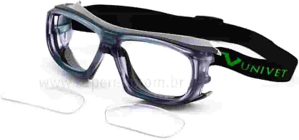 Armação Óculos Proteção Esportivo Para Lentes De Grau Univet 5x9e Ciclismo Corrida Futebol Paraquedismo Aventuras
