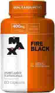 Fire Black 60 Cápsulas Cafeína 100% Pura - Max Titanium