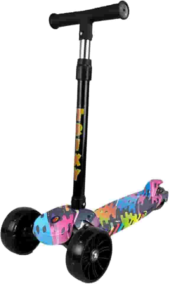 Patinete Infantil Dobrável 3 Rodas Luz Led Trixy Maxi Toys