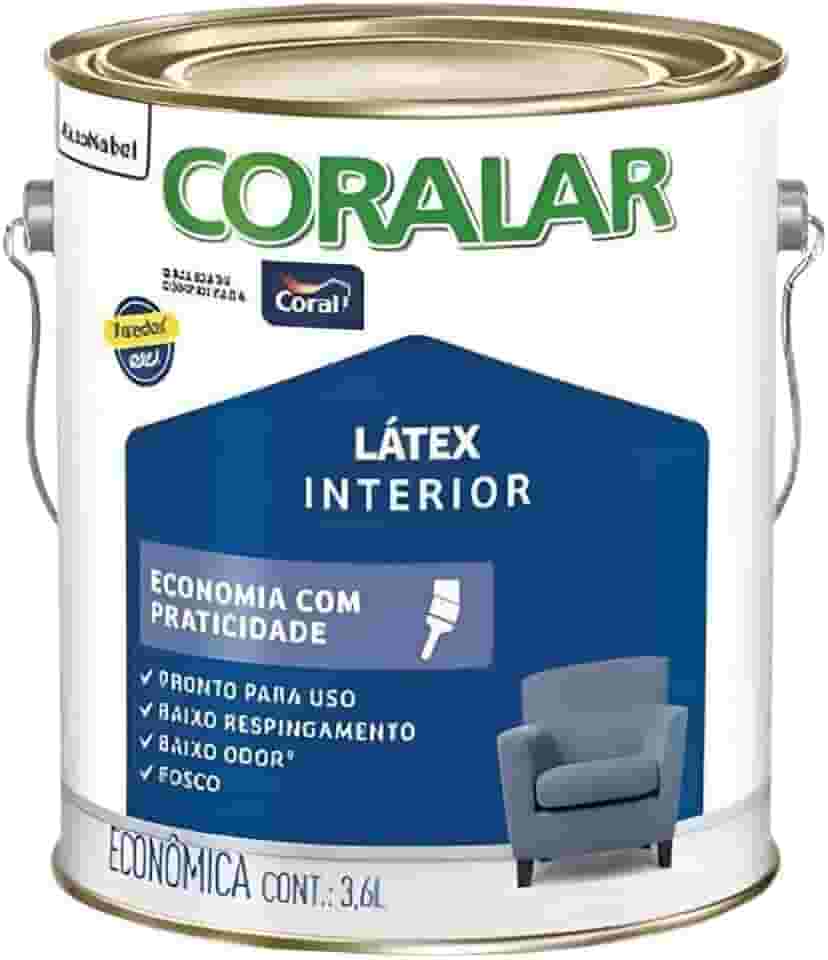 CORALAR LÁTEX MAIS ECONÔMICO BRANCO 3,6L - CORAL
