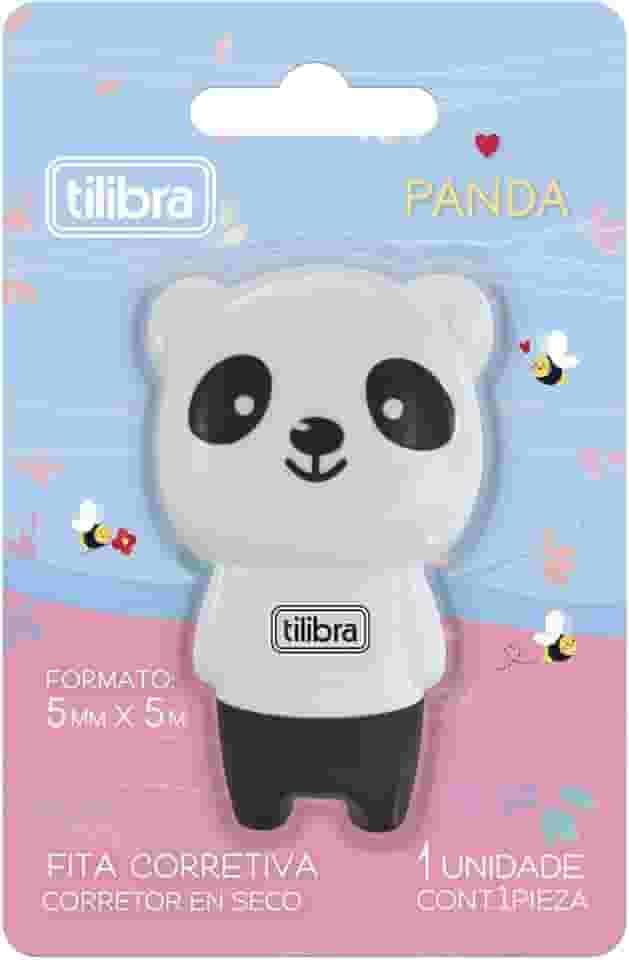 Tilibra - Corretivo em Fita 5mmx5m Panda - Tilibra