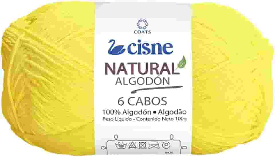 Fio para artesanato Cisne Natural 6 Cabos