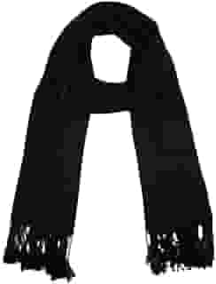 Echarpe Feminina Lisa com Franja em Viscose 180x70cm Acessório Versátil e Sofisticado para Outono Inverno e Meia Estação