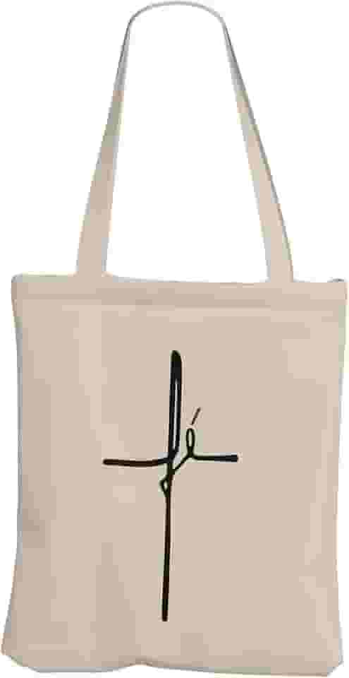 Ecobag Fé Bolsa de Praia Feminina Grande Tecido Costura Reforçada Drobravel de Algodão Cru Ecológica 30x40 Feira REC store