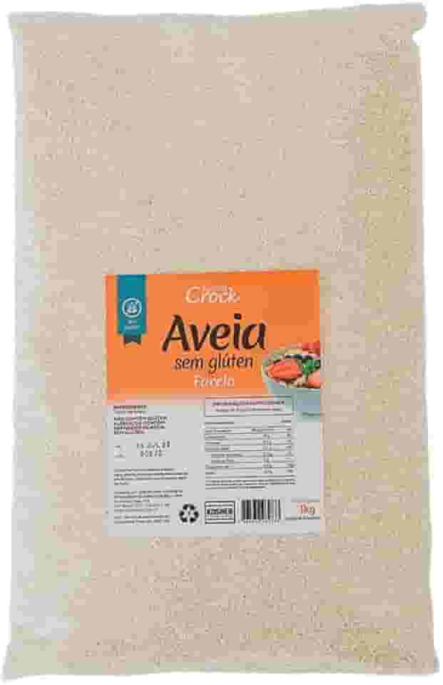 Farelo de Aveia Sem Glúten Leve Croc 1kg