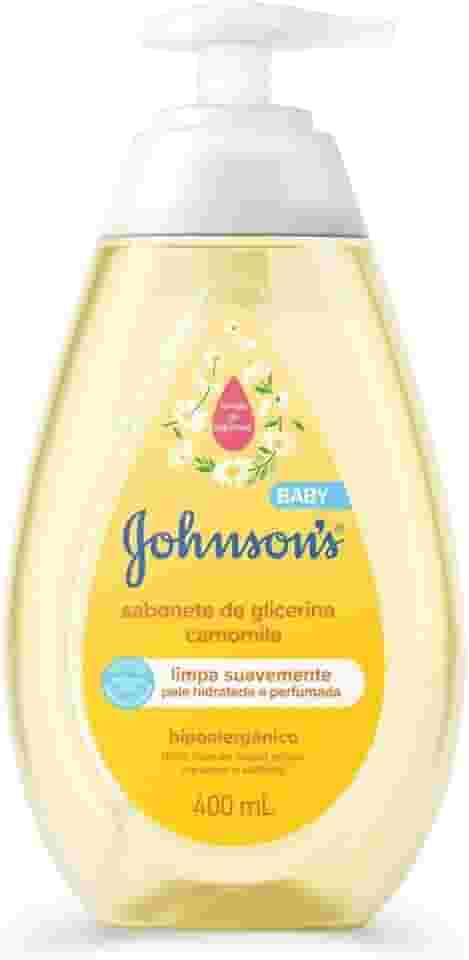Sabonete Líquido Glicerina Camomila JOHNSON’S® Baby, 400mL
