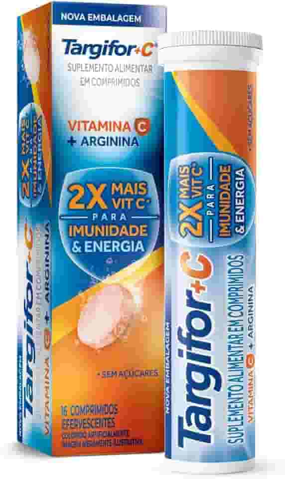 Targifor C Vitamina C e Arginina 16 comprimidos efervescentes