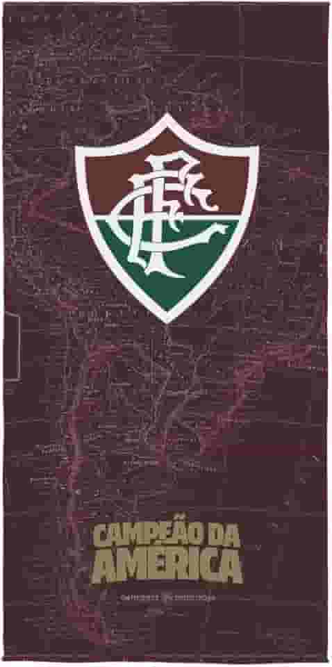 Toalha de Time Praia E Piscina, Licenciada, Aveludada, 1,40mx70cm, Altihaus, Secagem R�pida, Macio - Lepper (Fluminense)