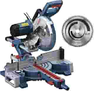 Bosch Serra meia esquadria telescópica GCM 254 D + Disco Multimaterial Alumínio 220V