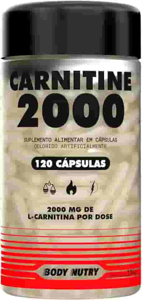L Carnitina 2000 mg Pura 120 capsulas Sem Sabor Ultra Concentrado