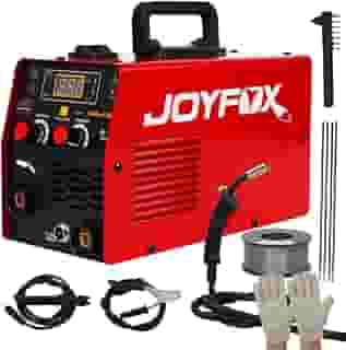 JOYFOX Máquina de Solda MIG-150D 220V, 3 em 1 (MIG/MMA/TIG), Tecnologia IGBT, Soldagem Rápida e Digital, Para Aço Carbono e Inox