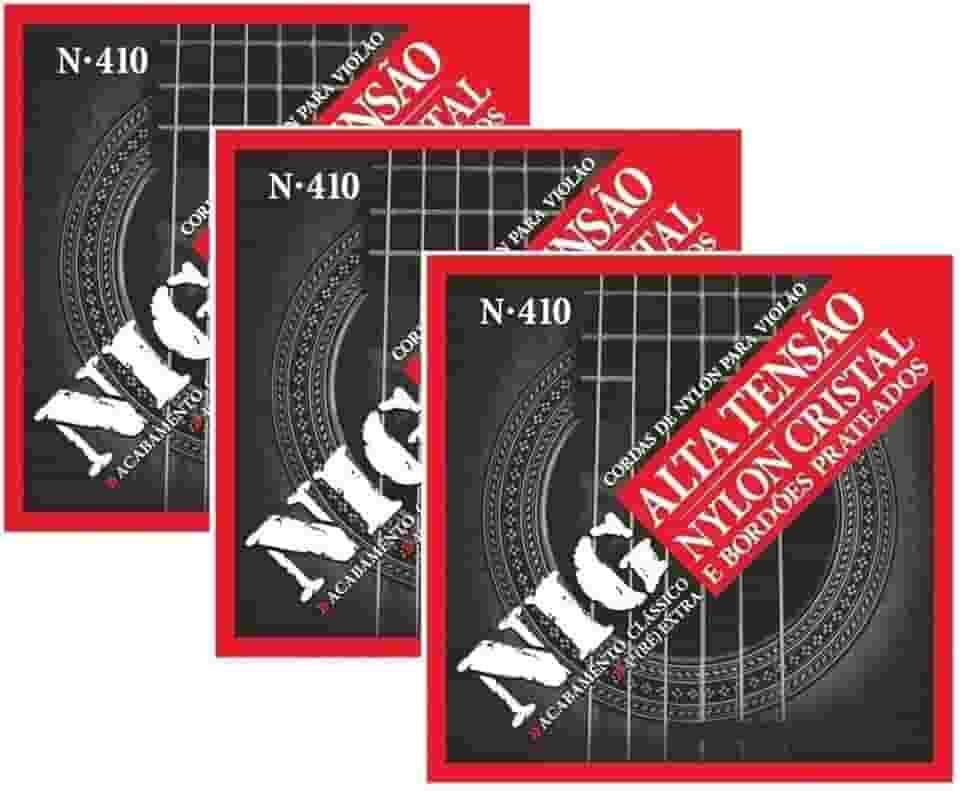 Encordoamento Para Violão Nylon 6 Cordas Nig 029/044 N410