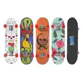 Skate Completo para Iniciantes, 79x20cm, Truck de Alumínio, Rodas PU 50mm, Suporta até 100kg Cores Sortidas