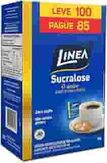 Adoçante em Pó Sucralose Linea com 100 envelopes de 800mg cada, 80g