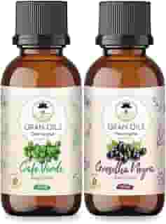 Kit Óleos Gran Oils Café Verde e Groselha Negra 30ml
