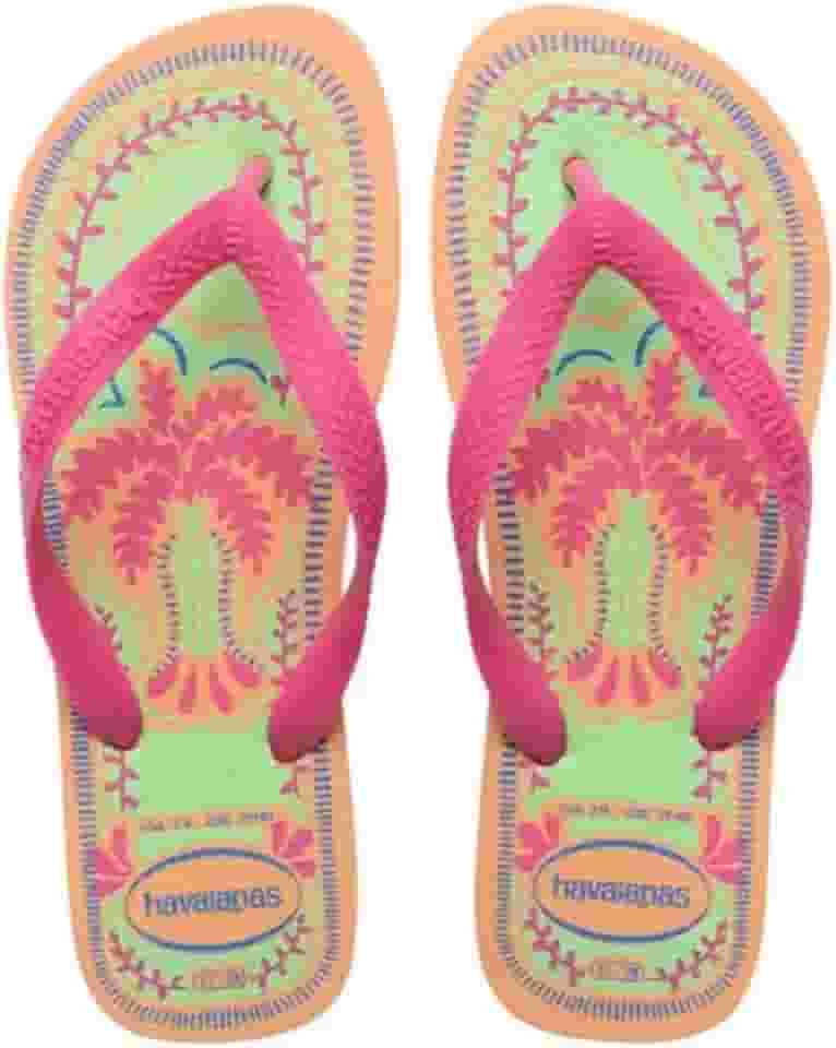 Chinelo Feminino Summer Vibes Estampa de Coqueiro