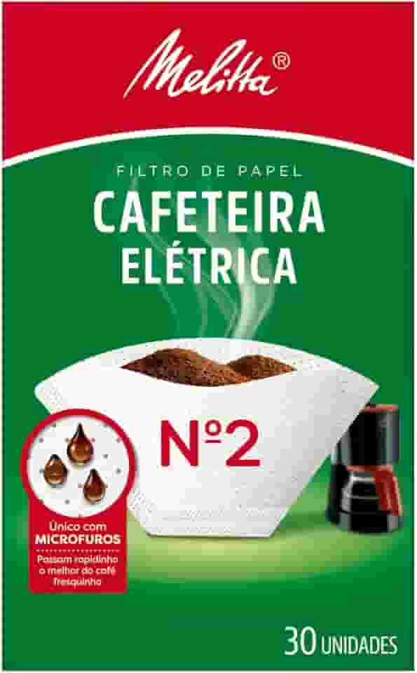 Filtro de Papel Cafeteira nº 2 Melitta 30 Unidades