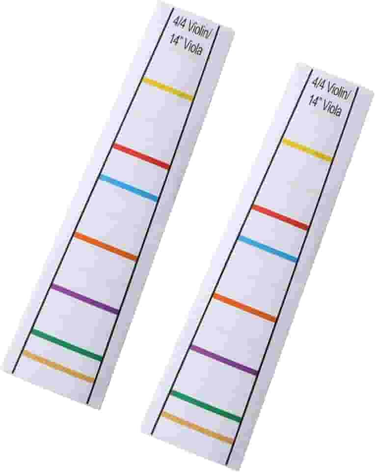 2 peças 4/4 transparente guia de dedo para violino guia de dedo marcador de posição decalque etiqueta acessório violino prática violino guia de dedo adesivo indicador de posição marcador de posição