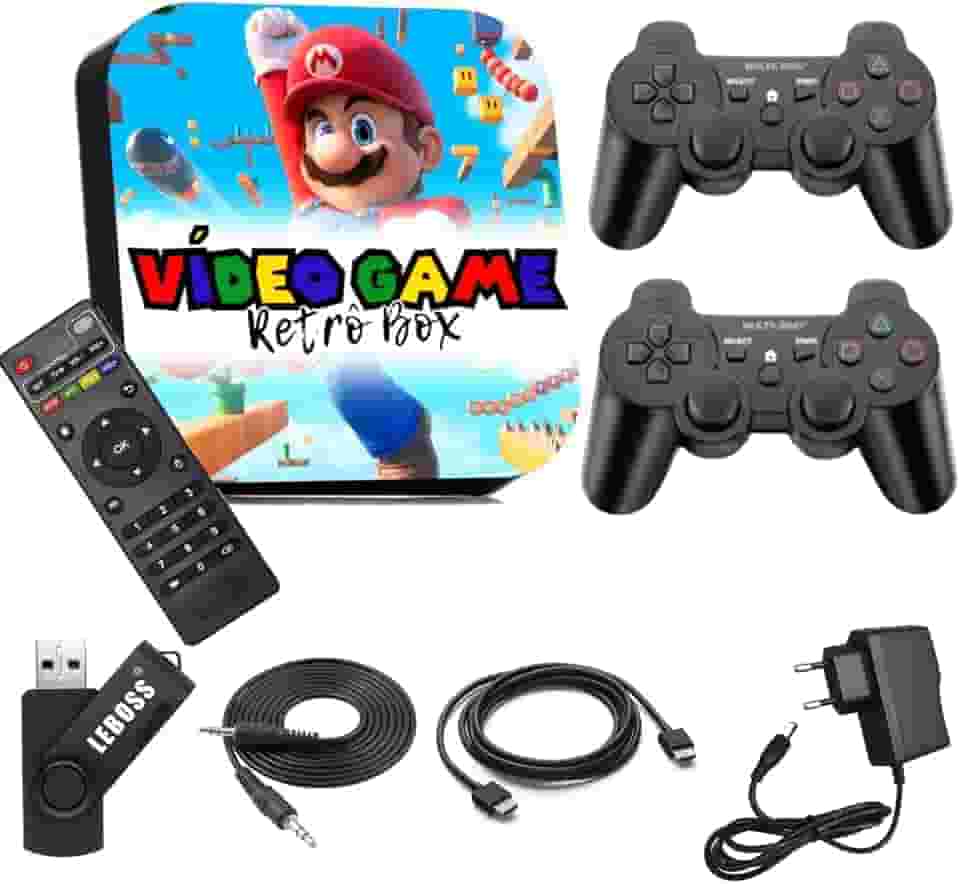 Video Game Retro Box 150.000 Jogos + 2 Controles Sem Fio (Nova Versão)