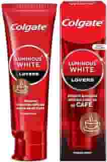 Colgate Creme Dental Clareador Luminous White Lovers Manchas de Café 70g