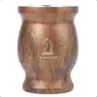 Cuia Térmica Amadeirada Mate Chimarrão Tererê De Aço Inox X-Matte