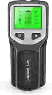 Pruie HLW330 Detector de pinos 5 em 1 Scanner de parede Digital portátil profissional multifuncional Detector de parede Cabo de fios vivos Scanner localizador de metal para tubos de água de PVC