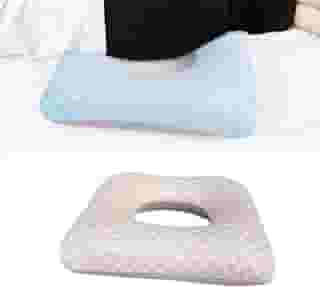 LAROTSUBA Almofadas de úlcera de pressão, almofadas antiescaras, almofada antidecúbito, travesseiro de donut médico para hemorróidas, pós-cirurgia, gravidez, idosos, cáqui