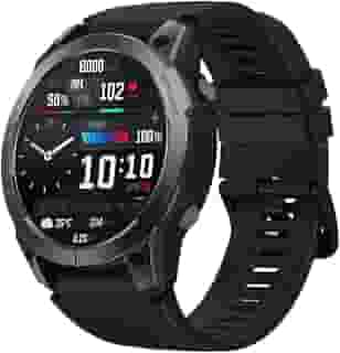 Zeblaze Smart Watch Stratos 3, Smartwatch de tela de toque de 1,43 polegadas com texto e chamada, mais de 100 Sports Fitness Tracker Watch, compatível com iOS/Android, para homens e mulheres