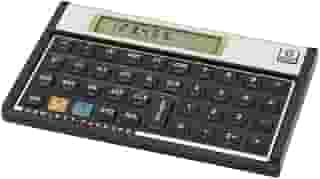 Calculadora Financeira HP 12C Gold - Display LCD Com mais de 120 Funções Sistema de entrada RPN(notação reserva Polonesa) - F2230A#B17, Preto, Pequeno