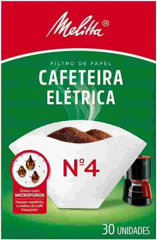 Melitta Filtro de Papel Cafeteira nº 4 - 30 Unidades