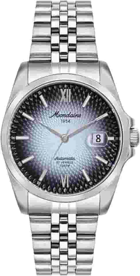 Relógio Automático Mondaine 32993G0MVNA6 - Edição Especial 70 Anos - Visor Preto e Azul Claro